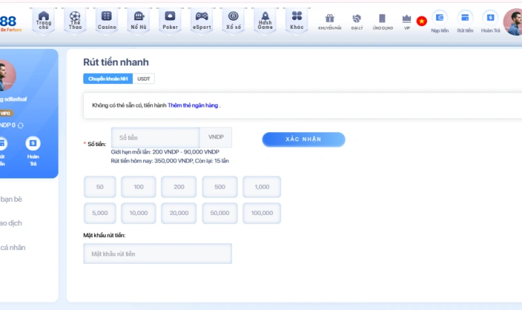 Hướng Dẫn Rút Tiền TF88 Chi Tiết, An Toàn, Không Lo Gặp Sự Cố 2 Những Lưu Ý Quan Trọng Khi Rút Tiền Tại TF88
